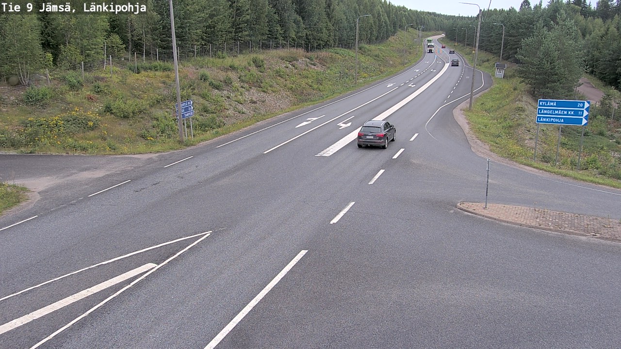 Weather Camera Image Road 9 Jämsä, Länkipohja, Jämsä, Keski-Suomi