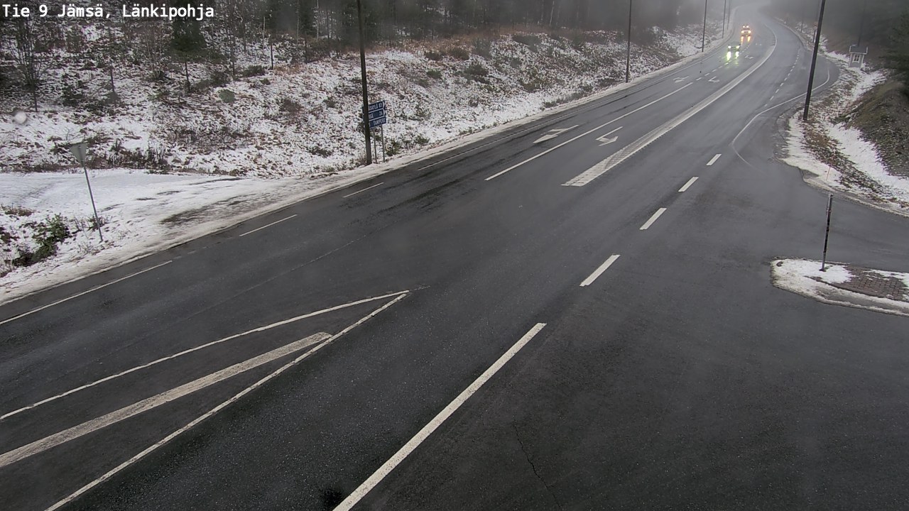 Weather Camera Image Väg 9 Jämsä, Länkipohja, Jämsä, Keski-Suomi