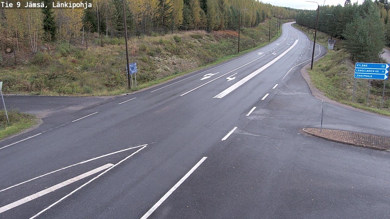 Weather Camera Image Road 9 Jämsä, Länkipohja, Jämsä, Keski-Suomi