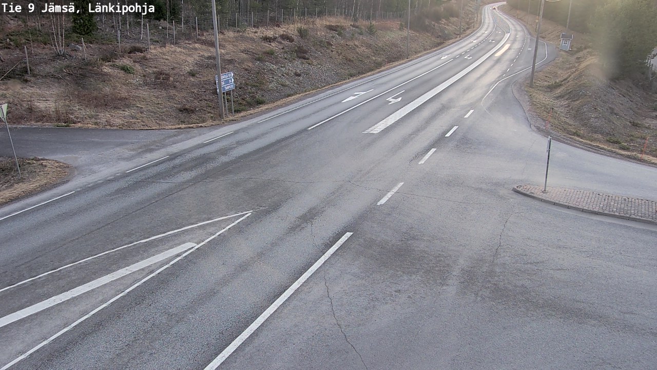 Weather Camera Image Väg 9 Jämsä, Länkipohja, Jämsä, Keski-Suomi