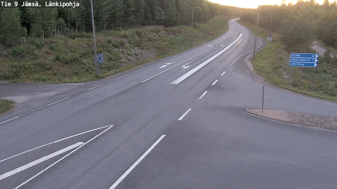 Weather Camera Image Road 9 Jämsä, Länkipohja, Jämsä, Keski-Suomi