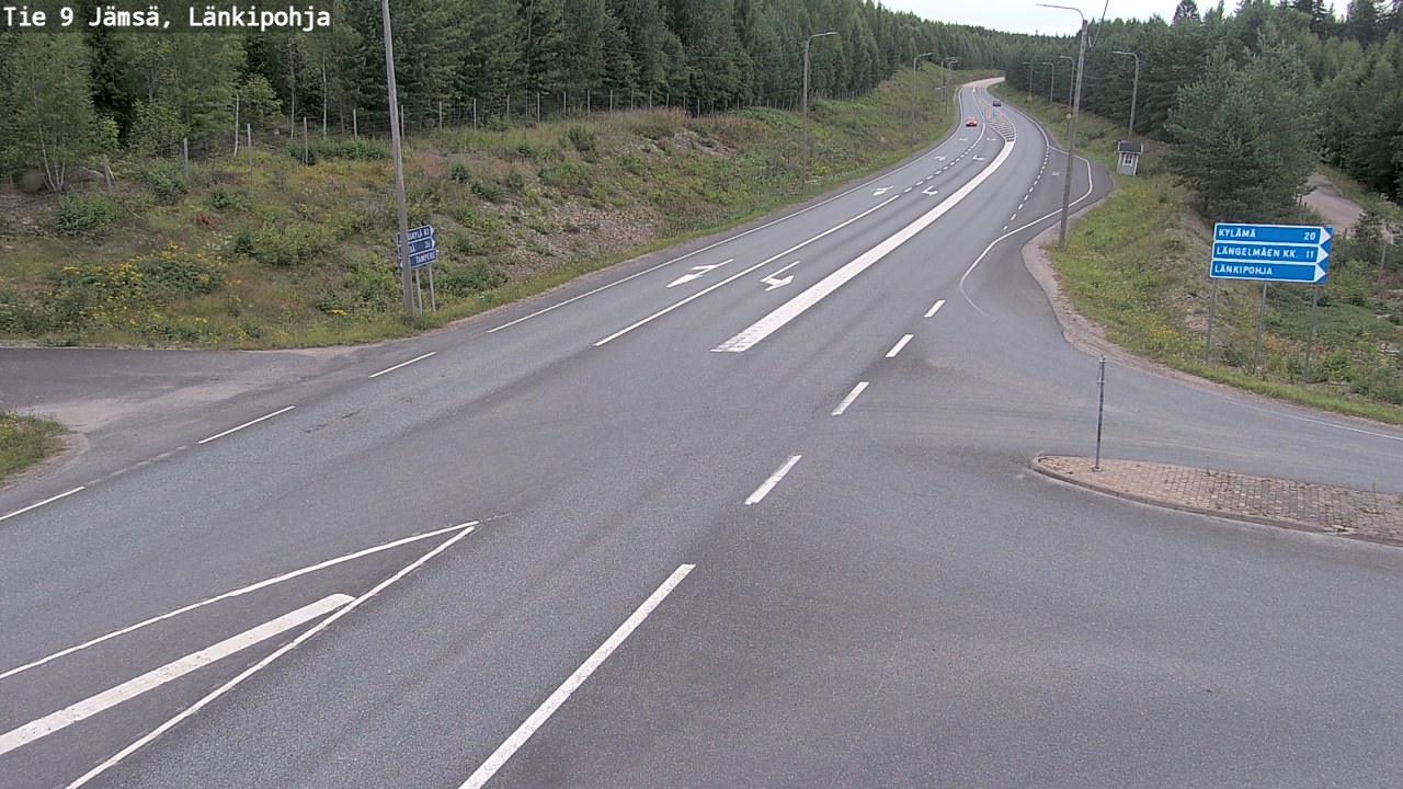 Weather Camera Image Road 9 Jämsä, Länkipohja, Jämsä, Keski-Suomi