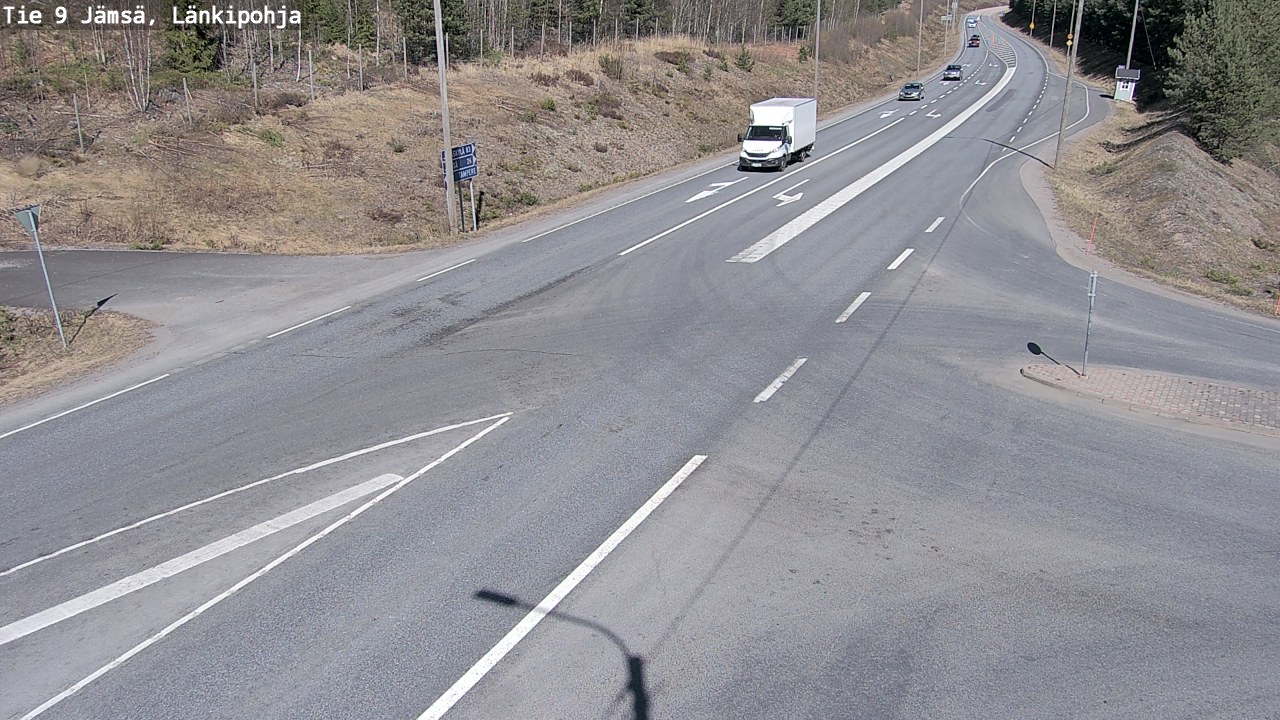 Weather Camera Image Väg 9 Jämsä, Länkipohja, Jämsä, Keski-Suomi