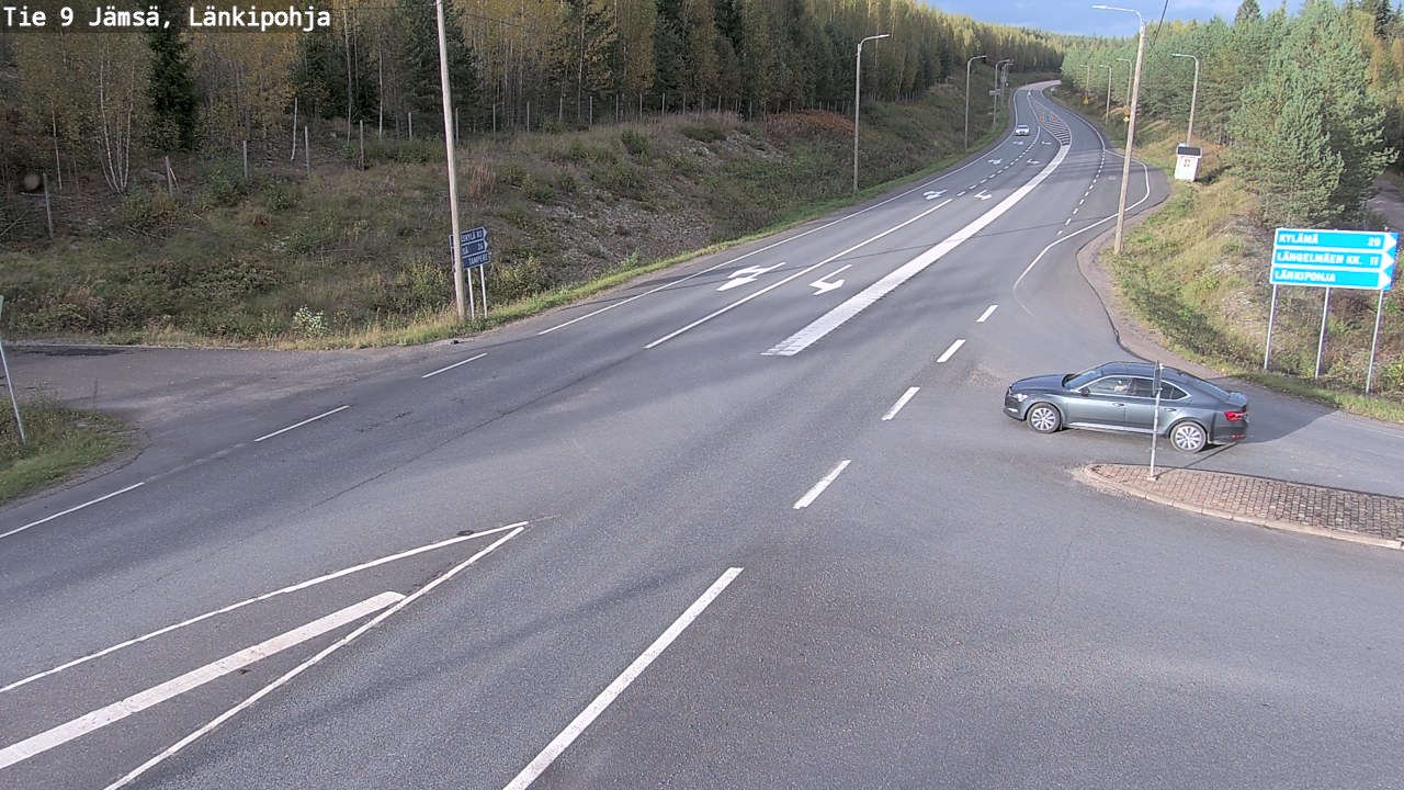 Weather Camera Image Road 9 Jämsä, Länkipohja, Jämsä, Keski-Suomi