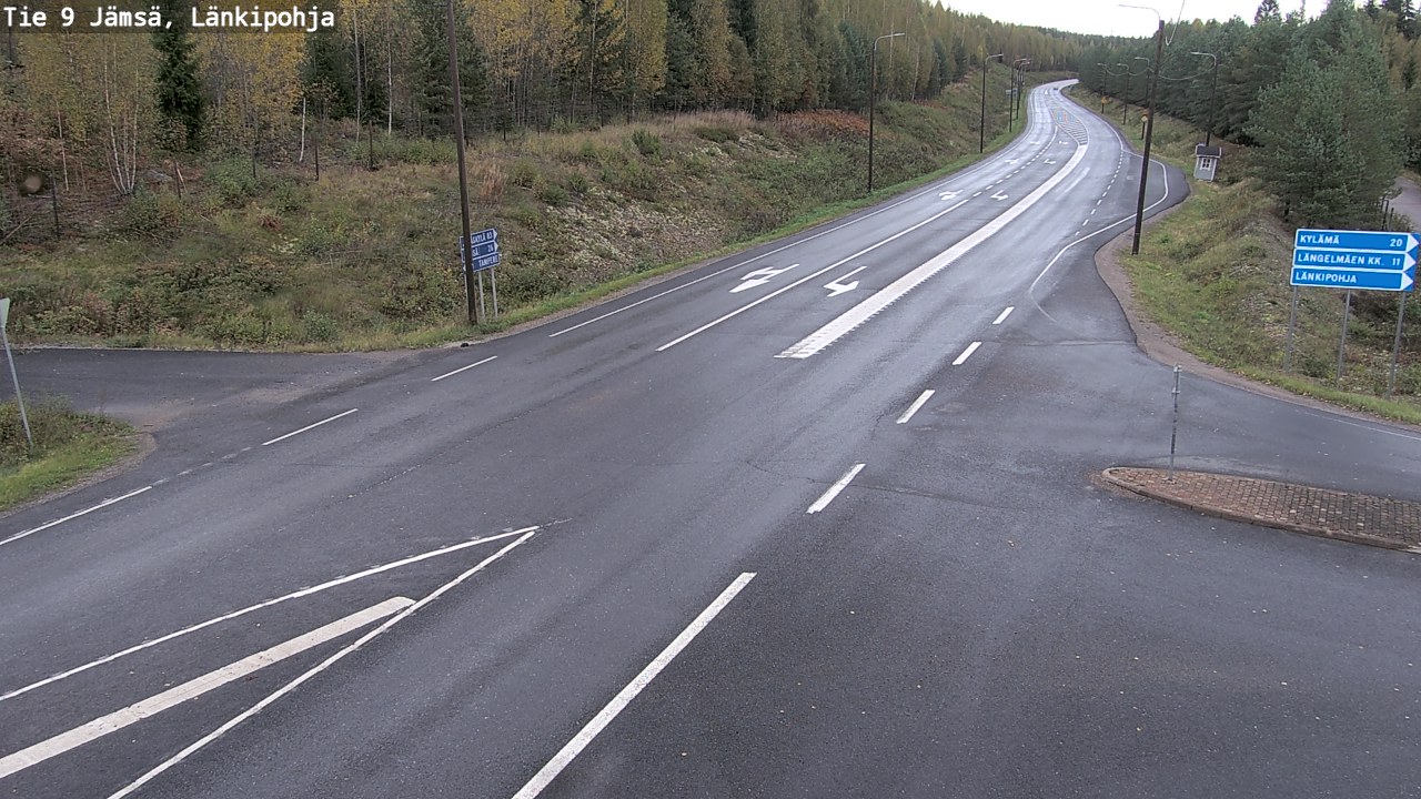 Weather Camera Image Road 9 Jämsä, Länkipohja, Jämsä, Keski-Suomi