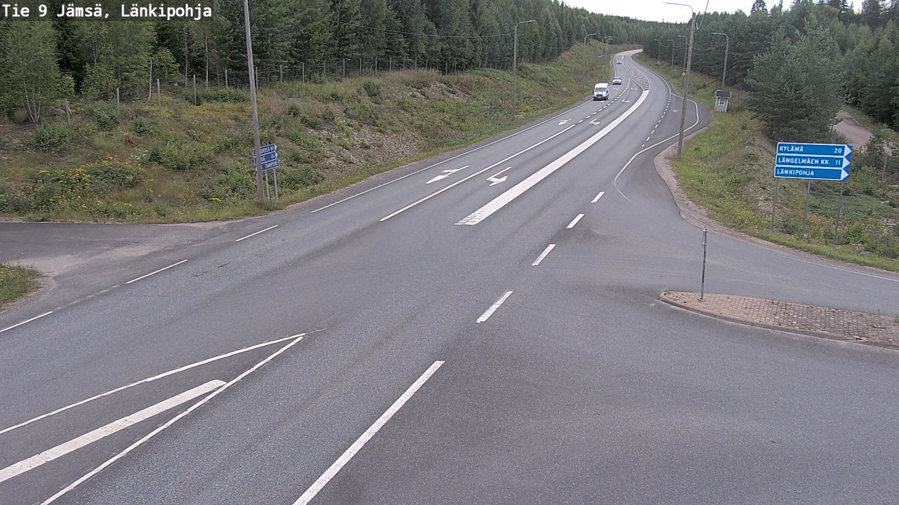 Weather Camera Image Road 9 Jämsä, Länkipohja, Jämsä, Keski-Suomi