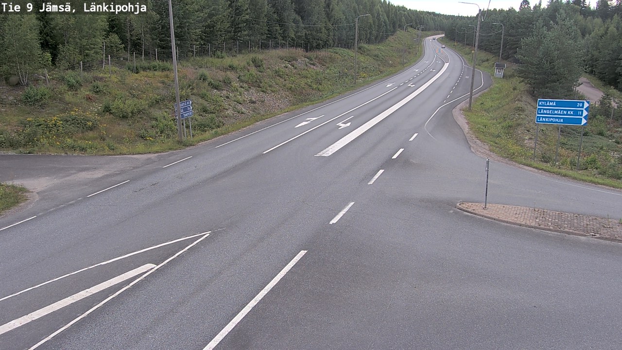 Weather Camera Image Road 9 Jämsä, Länkipohja, Jämsä, Keski-Suomi