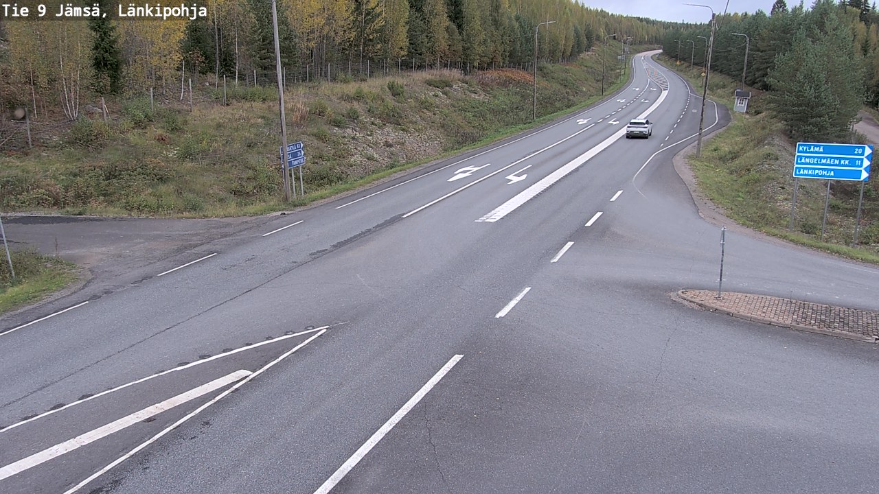 Weather Camera Image Road 9 Jämsä, Länkipohja, Jämsä, Keski-Suomi