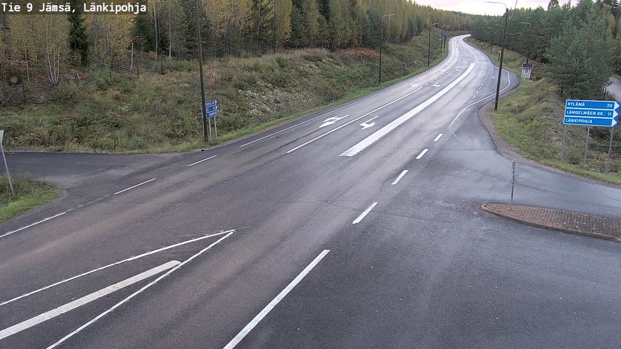 Weather Camera Image Road 9 Jämsä, Länkipohja, Jämsä, Keski-Suomi