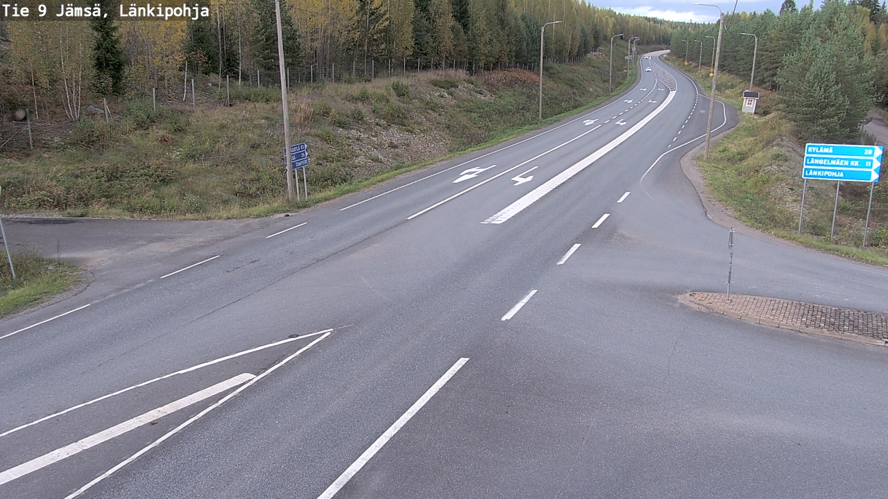 Weather Camera Image Road 9 Jämsä, Länkipohja, Jämsä, Keski-Suomi