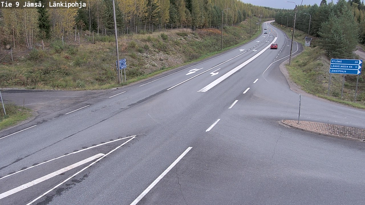 Weather Camera Image Road 9 Jämsä, Länkipohja, Jämsä, Keski-Suomi