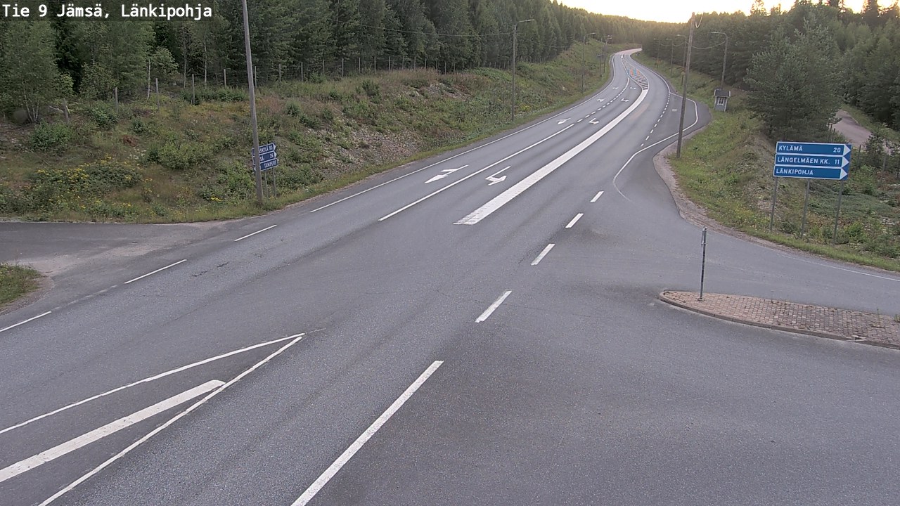 Weather Camera Image Road 9 Jämsä, Länkipohja, Jämsä, Keski-Suomi
