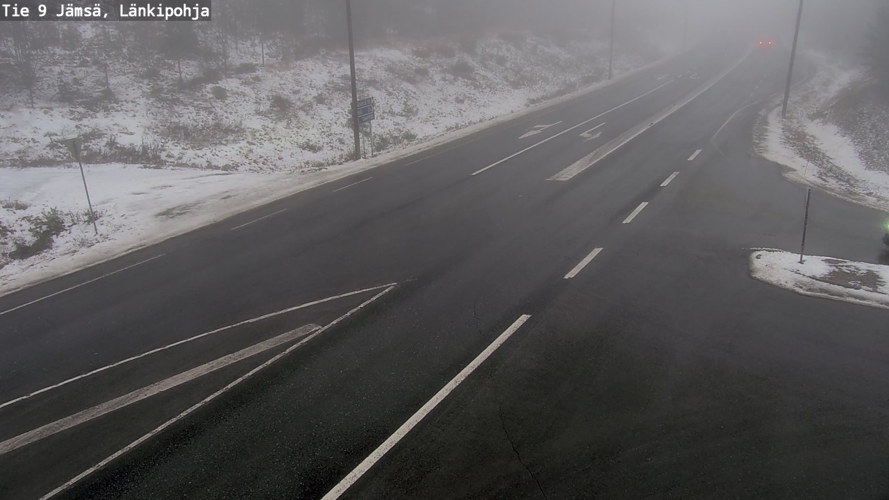 Weather Camera Image Väg 9 Jämsä, Länkipohja, Jämsä, Keski-Suomi