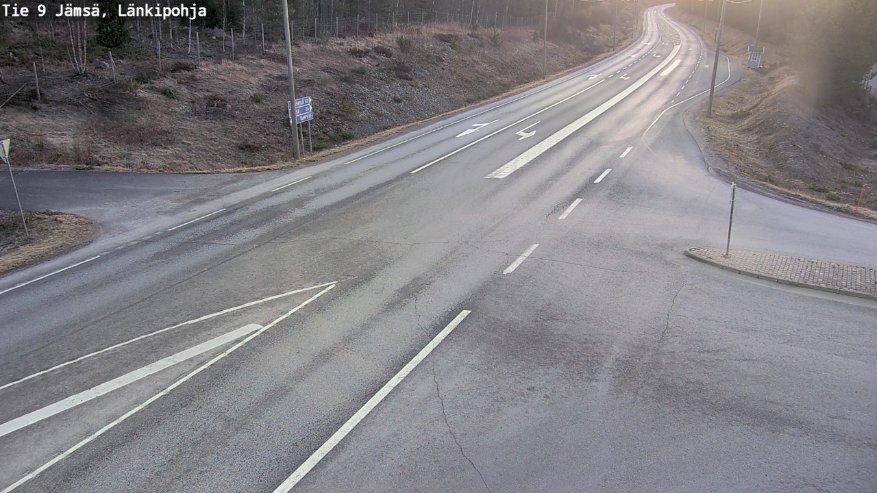 Weather Camera Image Väg 9 Jämsä, Länkipohja, Jämsä, Keski-Suomi