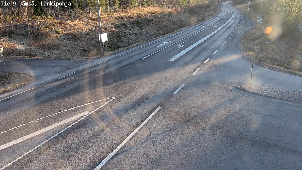 Weather Camera Image Väg 9 Jämsä, Länkipohja, Jämsä, Keski-Suomi