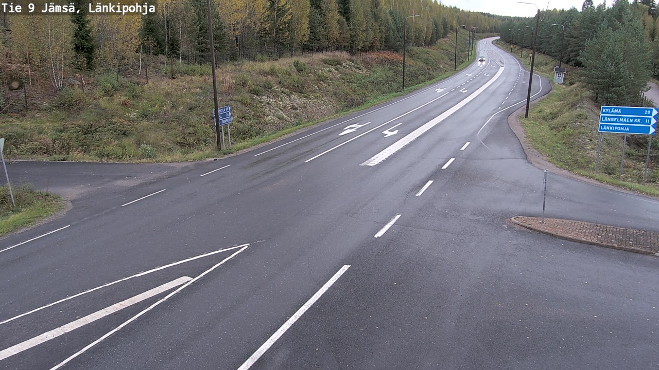 Weather Camera Image Road 9 Jämsä, Länkipohja, Jämsä, Keski-Suomi