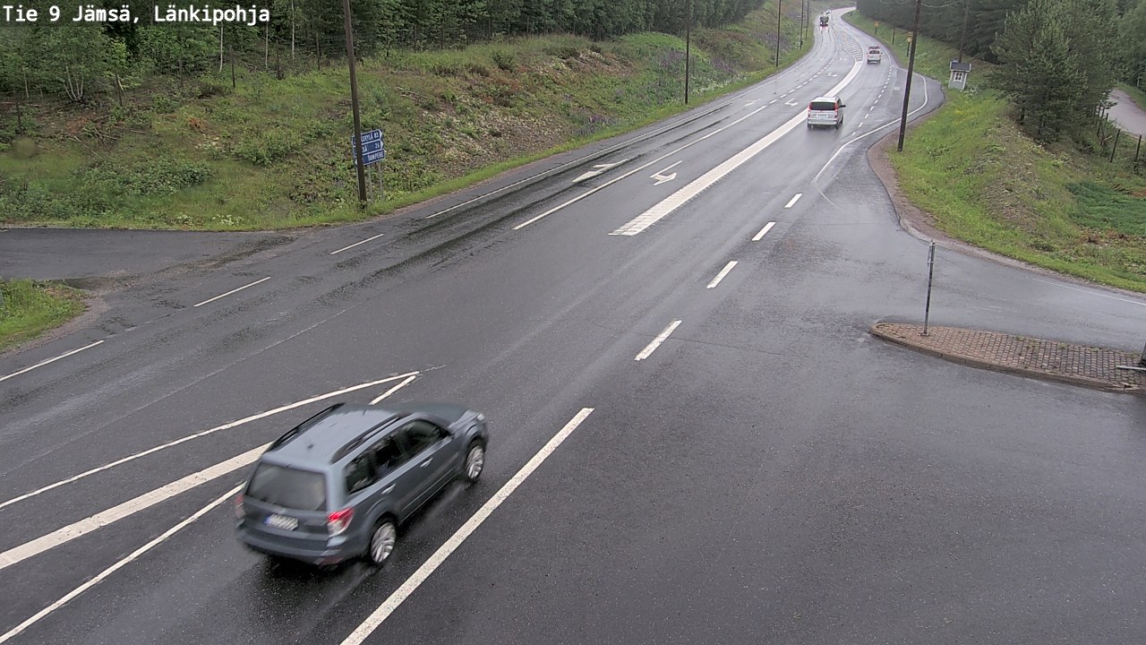 Weather Camera Image Väg 9 Jämsä, Länkipohja, Jämsä, Keski-Suomi