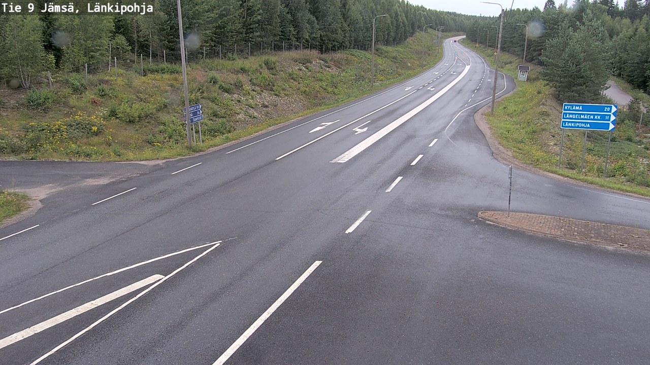 Weather Camera Image Road 9 Jämsä, Länkipohja, Jämsä, Keski-Suomi