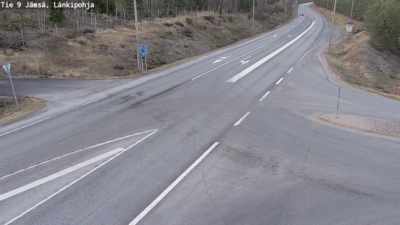 Weather Camera Image Väg 9 Jämsä, Länkipohja, Jämsä, Keski-Suomi
