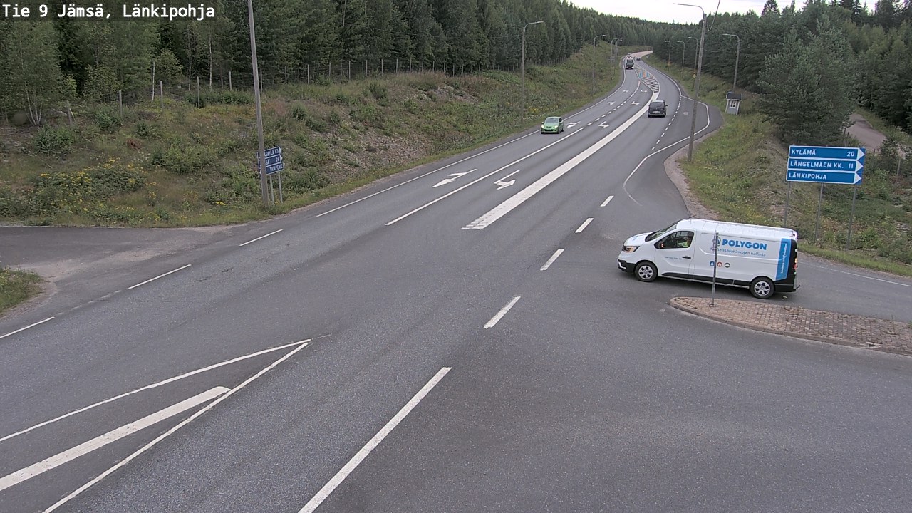 Weather Camera Image Road 9 Jämsä, Länkipohja, Jämsä, Keski-Suomi