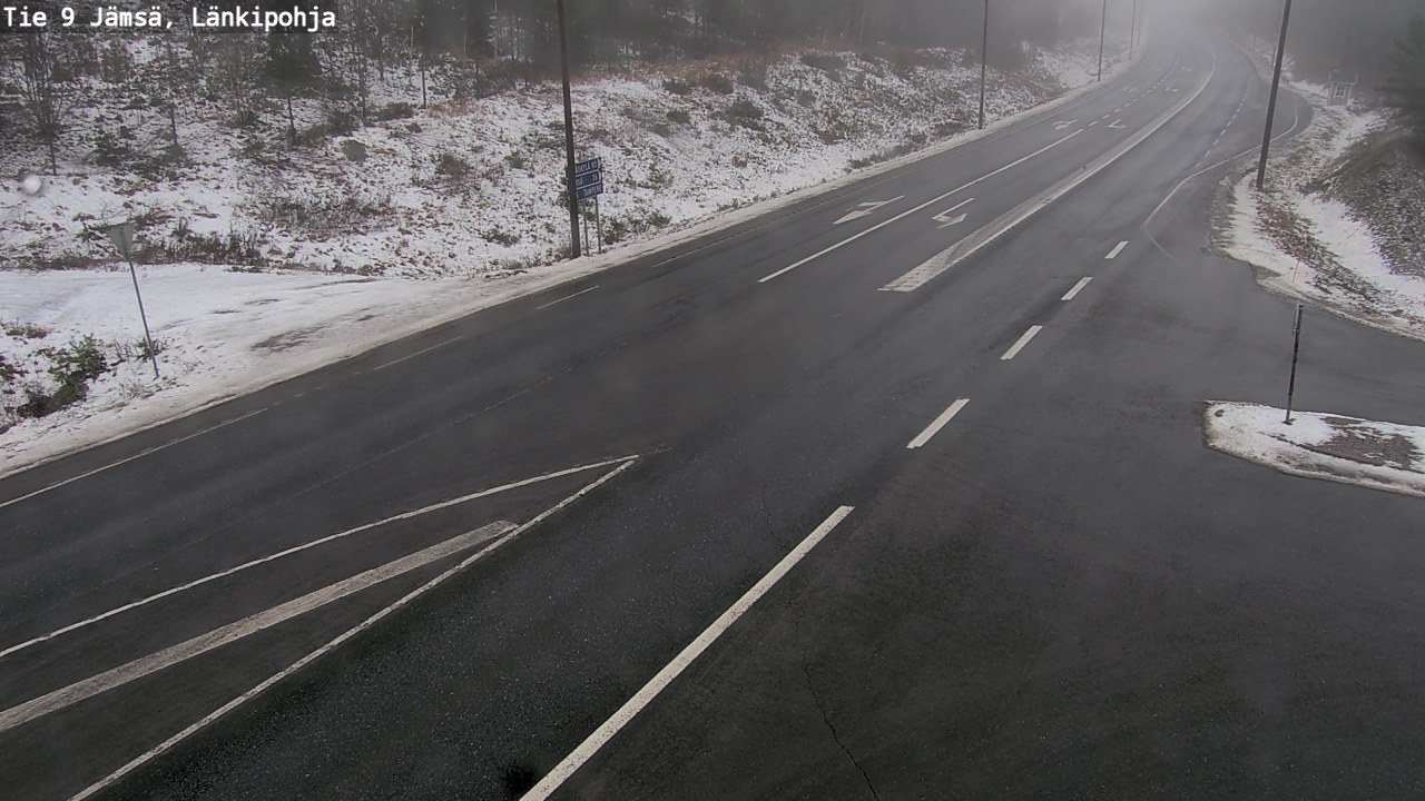 Weather Camera Image Väg 9 Jämsä, Länkipohja, Jämsä, Keski-Suomi