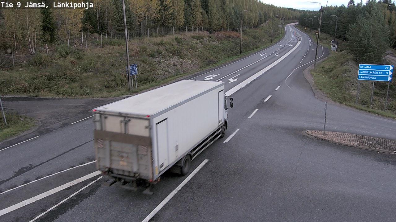 Weather Camera Image Road 9 Jämsä, Länkipohja, Jämsä, Keski-Suomi