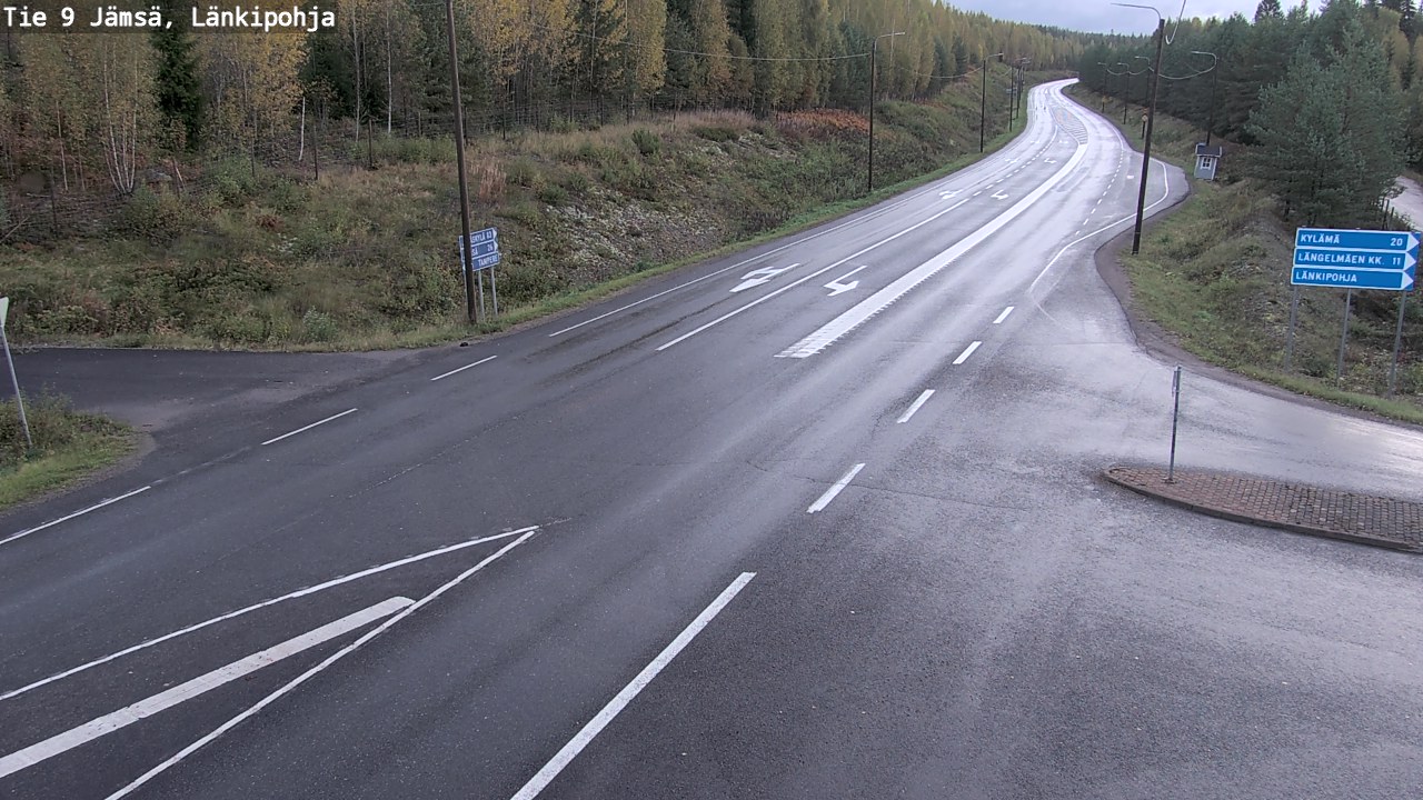 Weather Camera Image Road 9 Jämsä, Länkipohja, Jämsä, Keski-Suomi