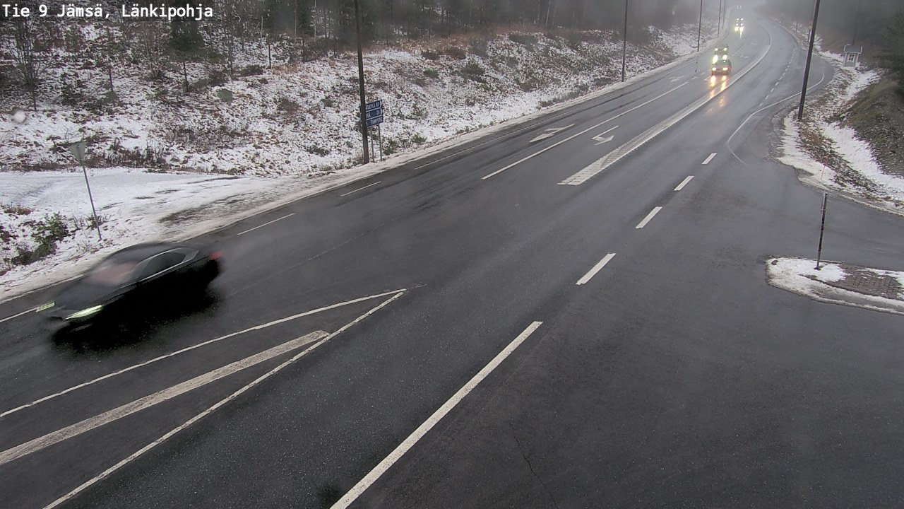 Weather Camera Image Väg 9 Jämsä, Länkipohja, Jämsä, Keski-Suomi
