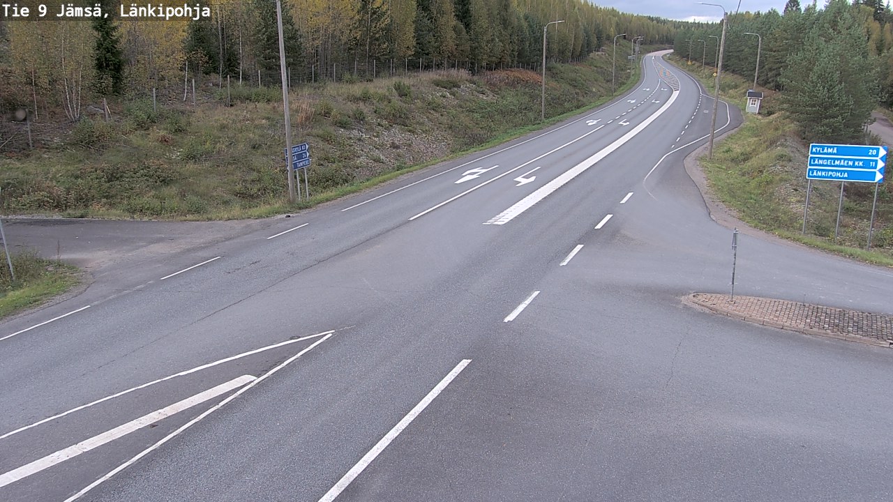 Weather Camera Image Road 9 Jämsä, Länkipohja, Jämsä, Keski-Suomi