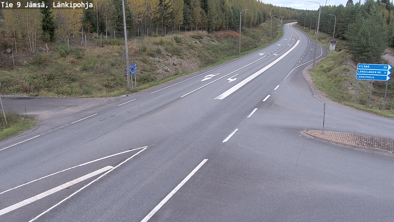 Weather Camera Image Road 9 Jämsä, Länkipohja, Jämsä, Keski-Suomi
