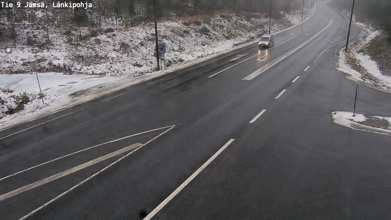 Weather Camera Image Väg 9 Jämsä, Länkipohja, Jämsä, Keski-Suomi