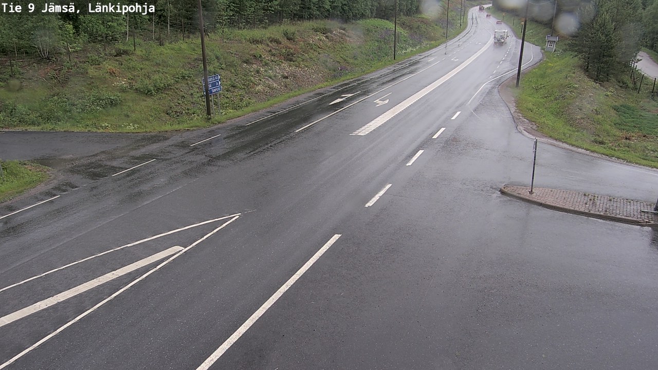 Weather Camera Image Väg 9 Jämsä, Länkipohja, Jämsä, Keski-Suomi