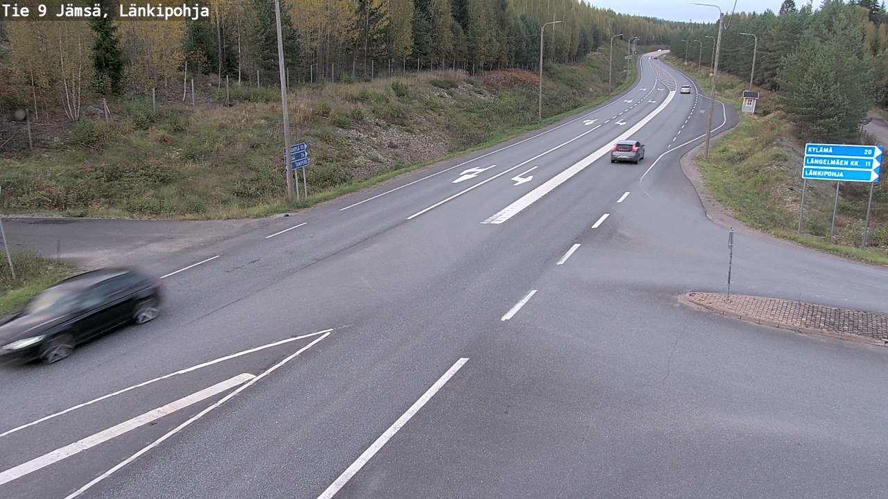 Weather Camera Image Road 9 Jämsä, Länkipohja, Jämsä, Keski-Suomi