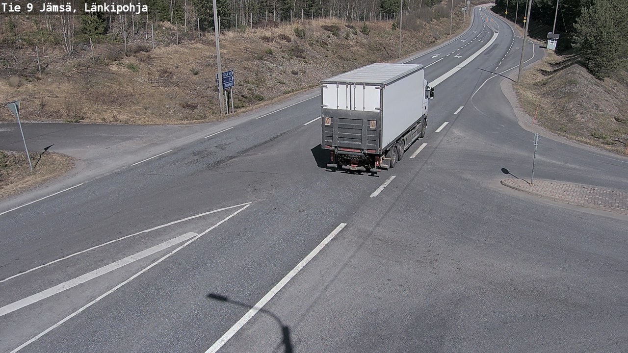 Weather Camera Image Väg 9 Jämsä, Länkipohja, Jämsä, Keski-Suomi