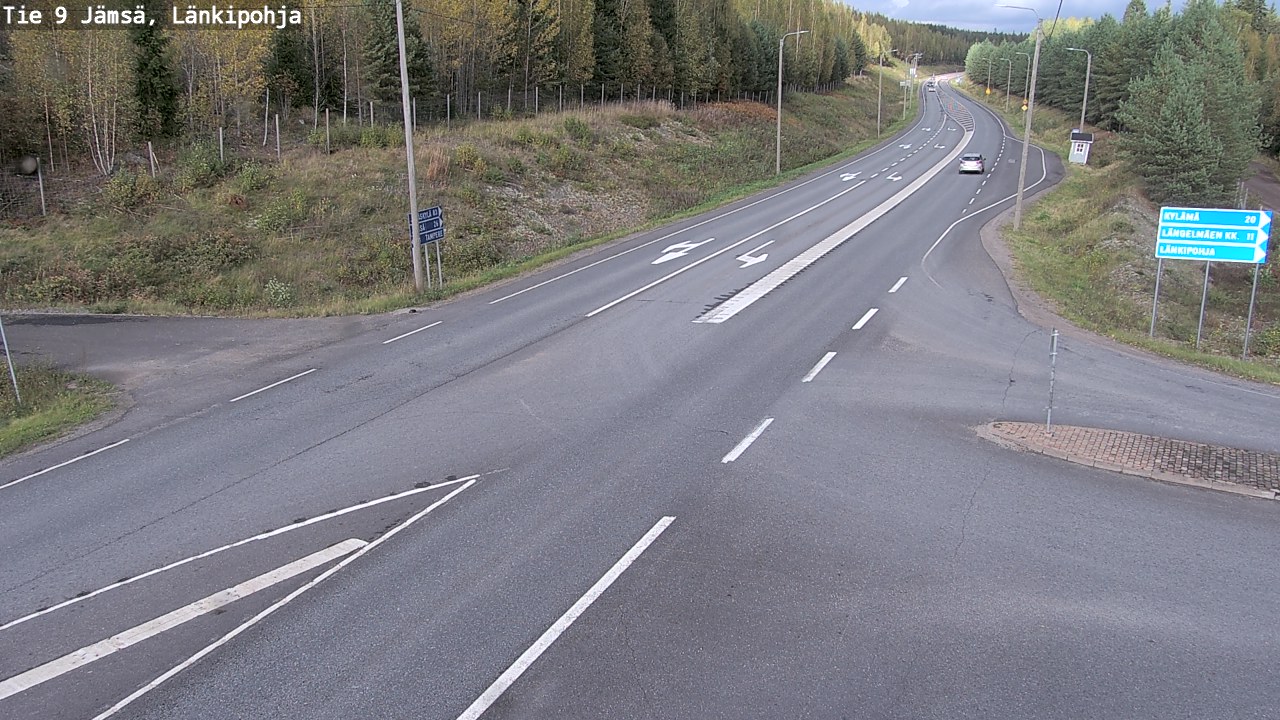 Weather Camera Image Road 9 Jämsä, Länkipohja, Jämsä, Keski-Suomi