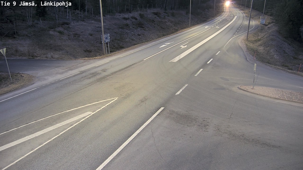 Weather Camera Image Väg 9 Jämsä, Länkipohja, Jämsä, Keski-Suomi