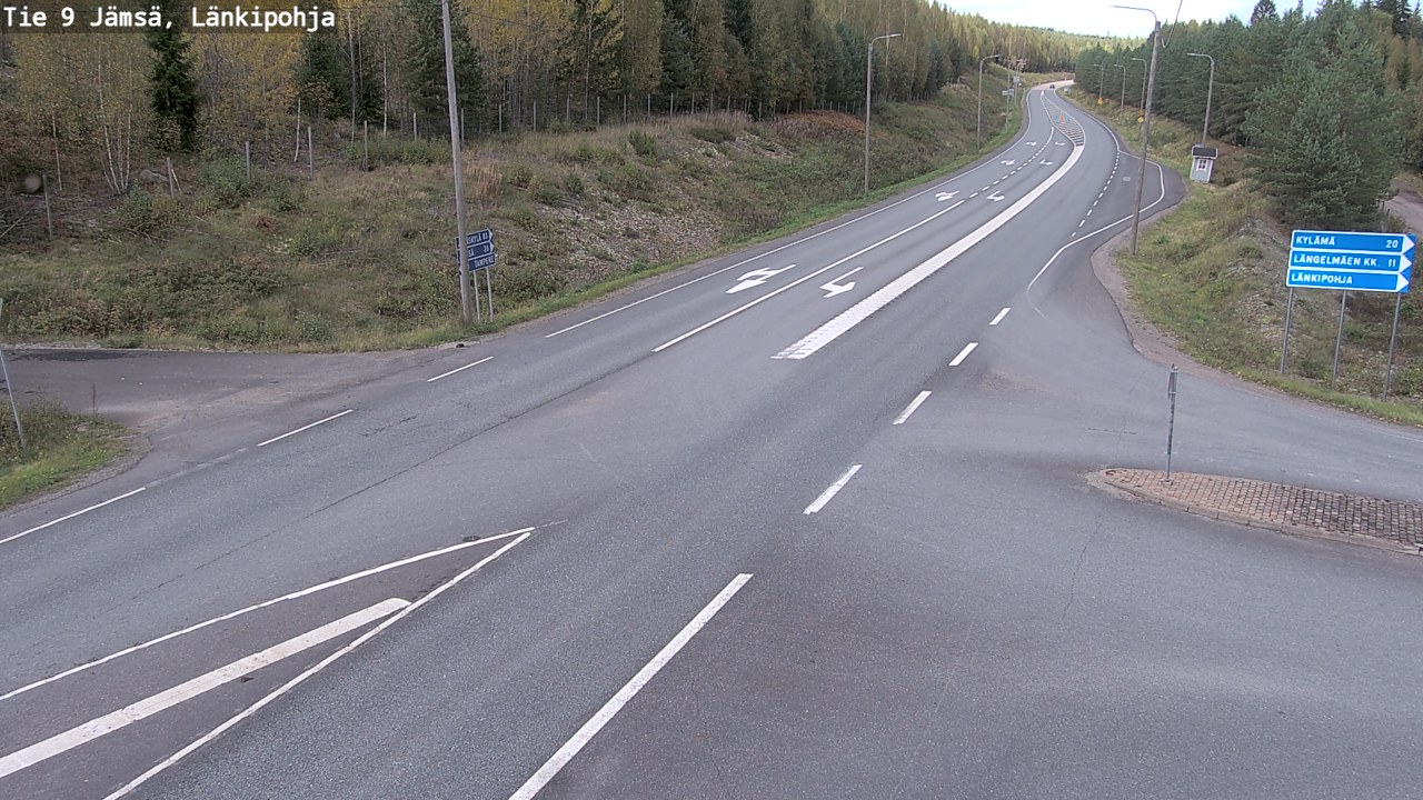 Weather Camera Image Road 9 Jämsä, Länkipohja, Jämsä, Keski-Suomi