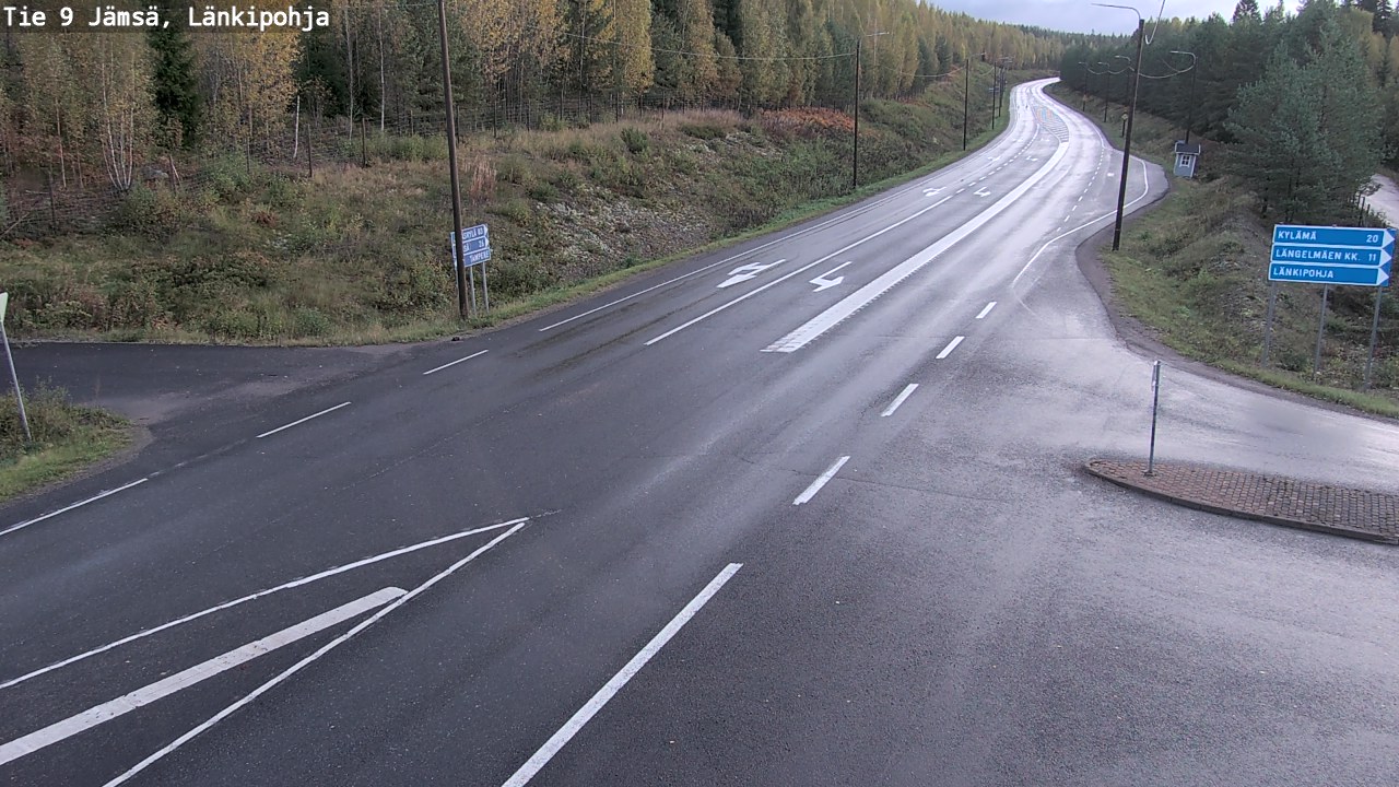 Weather Camera Image Road 9 Jämsä, Länkipohja, Jämsä, Keski-Suomi