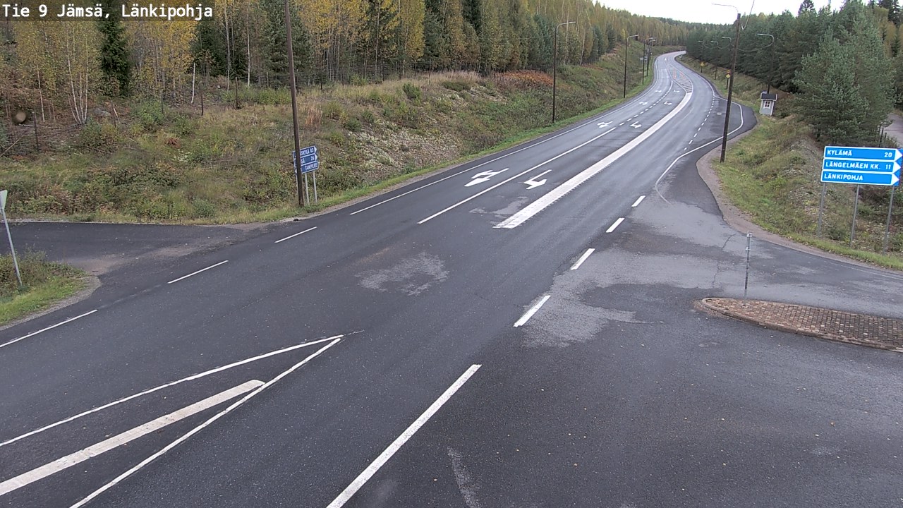 Weather Camera Image Road 9 Jämsä, Länkipohja, Jämsä, Keski-Suomi