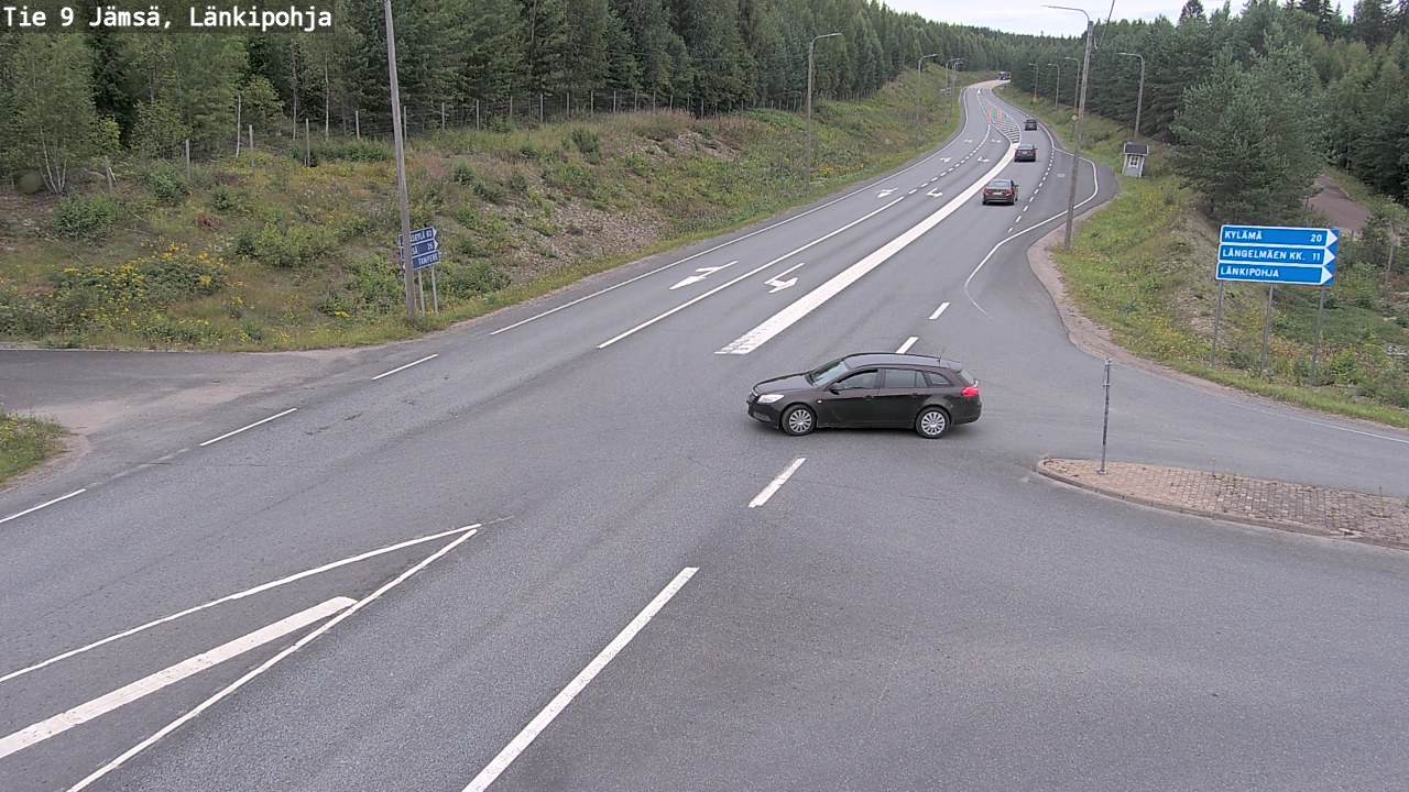 Weather Camera Image Road 9 Jämsä, Länkipohja, Jämsä, Keski-Suomi