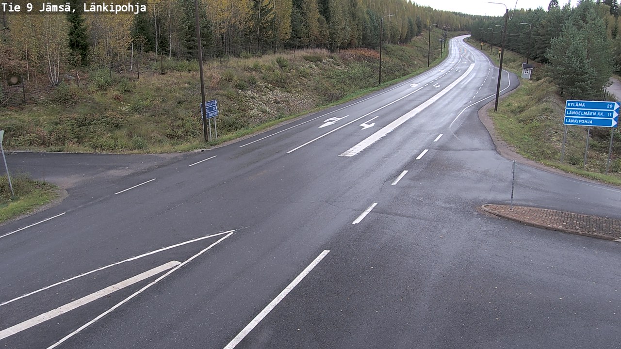 Weather Camera Image Road 9 Jämsä, Länkipohja, Jämsä, Keski-Suomi