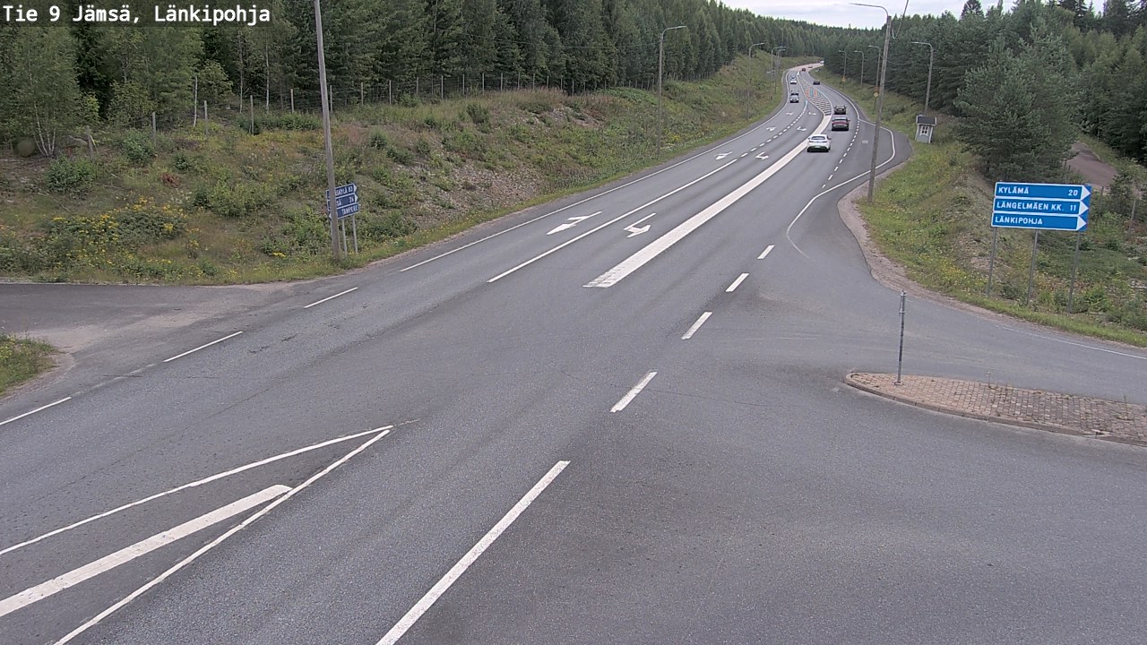 Weather Camera Image Road 9 Jämsä, Länkipohja, Jämsä, Keski-Suomi