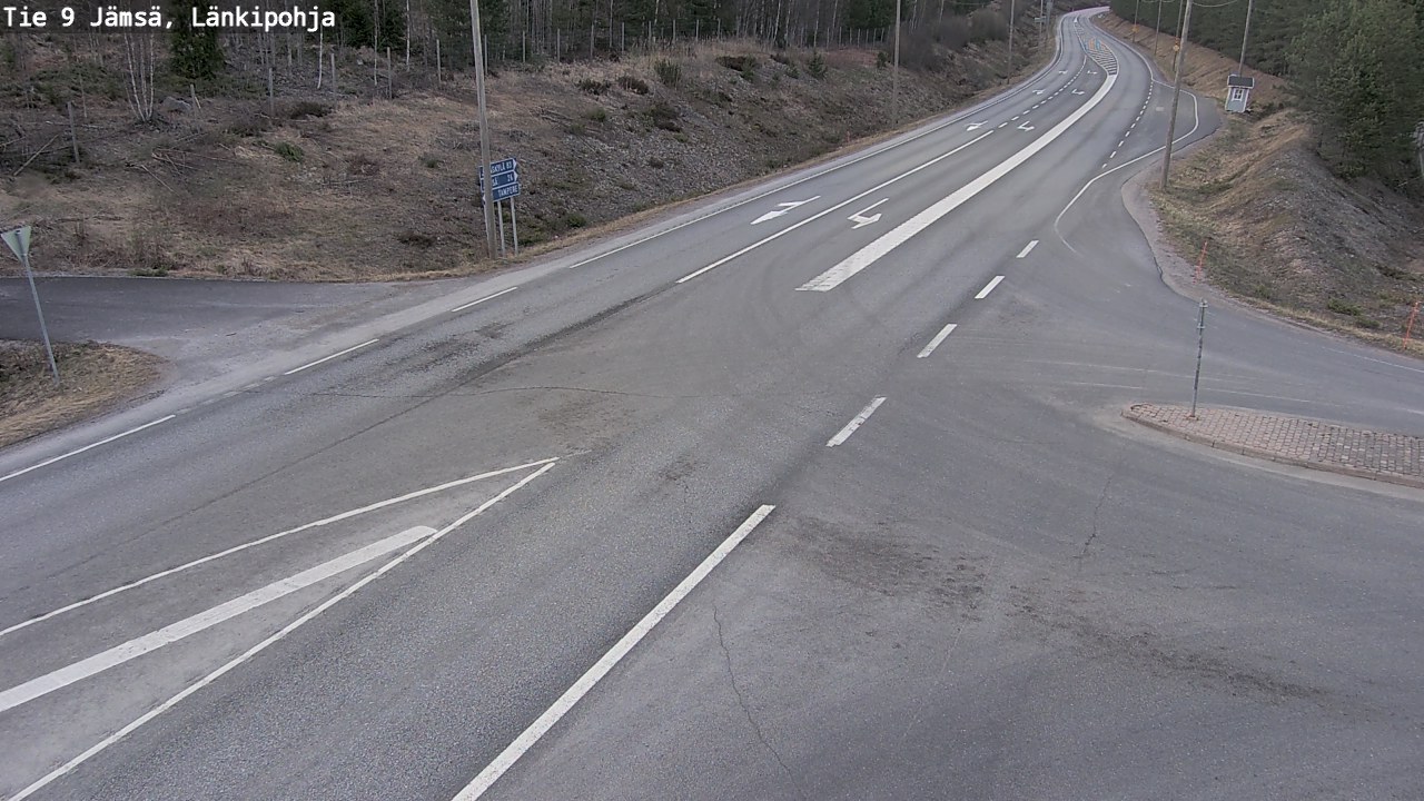 Weather Camera Image Väg 9 Jämsä, Länkipohja, Jämsä, Keski-Suomi