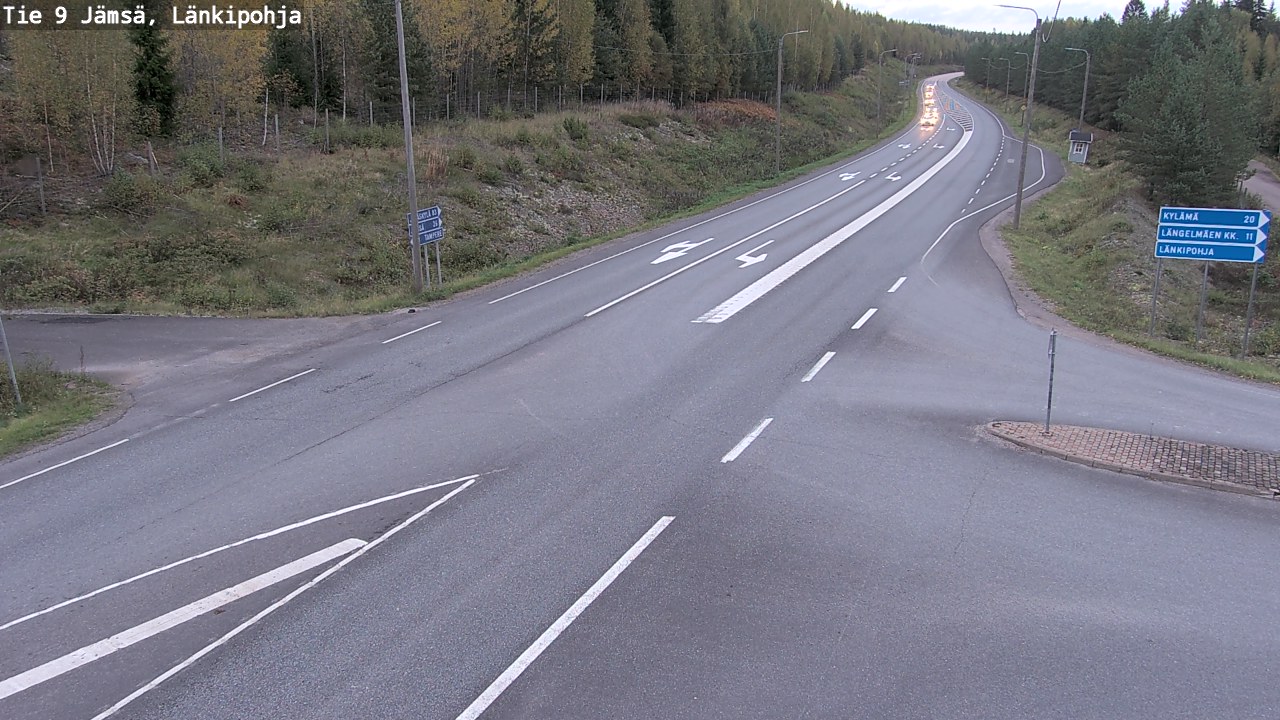 Weather Camera Image Road 9 Jämsä, Länkipohja, Jämsä, Keski-Suomi