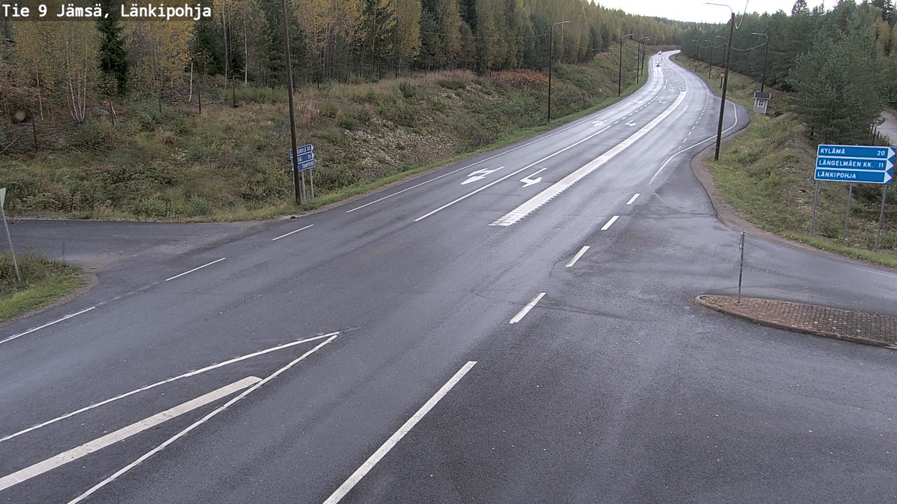 Weather Camera Image Road 9 Jämsä, Länkipohja, Jämsä, Keski-Suomi