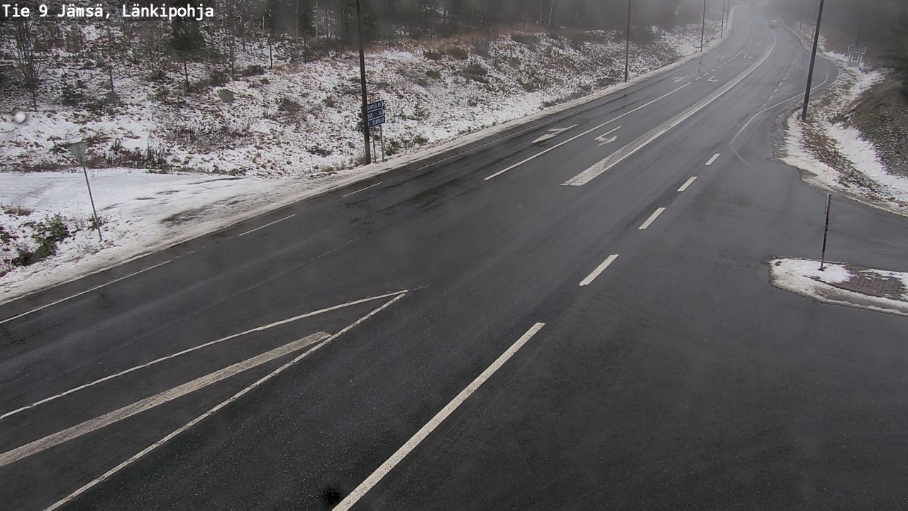 Weather Camera Image Väg 9 Jämsä, Länkipohja, Jämsä, Keski-Suomi