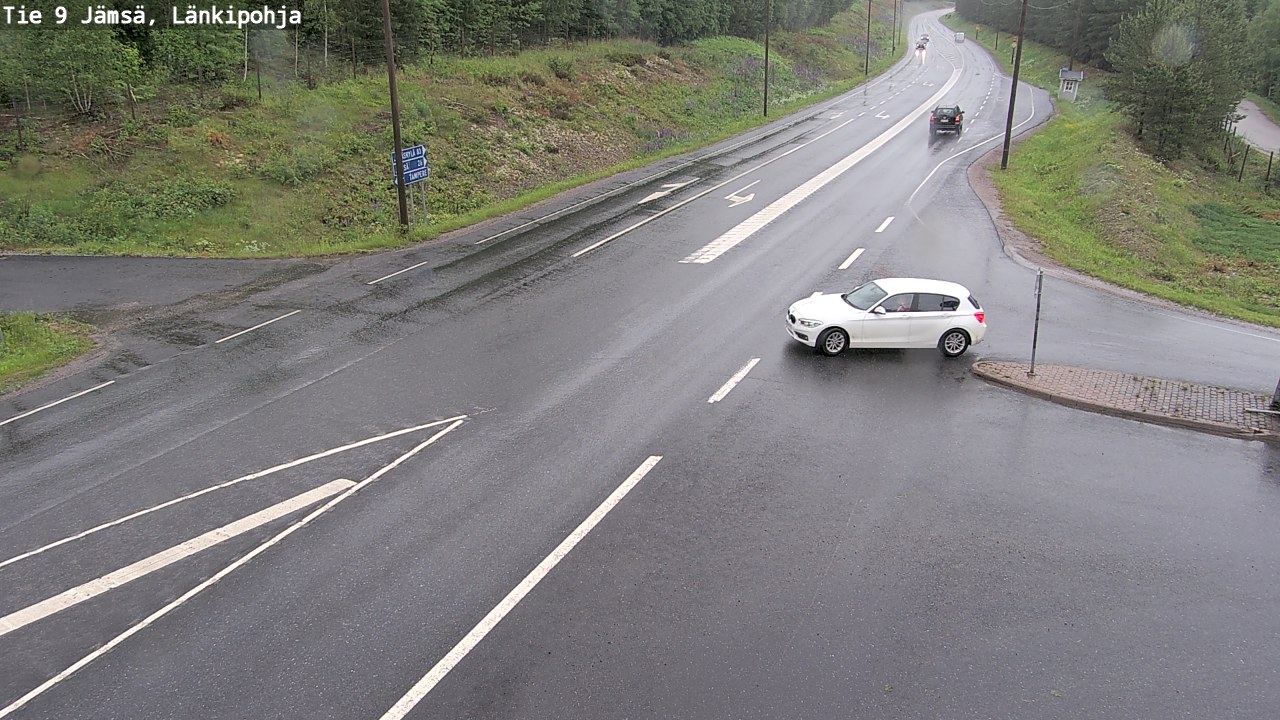 Weather Camera Image Väg 9 Jämsä, Länkipohja, Jämsä, Keski-Suomi