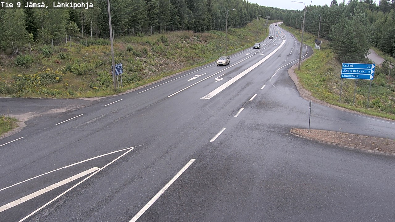 Weather Camera Image Road 9 Jämsä, Länkipohja, Jämsä, Keski-Suomi