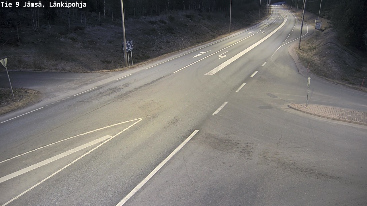 Weather Camera Image Väg 9 Jämsä, Länkipohja, Jämsä, Keski-Suomi