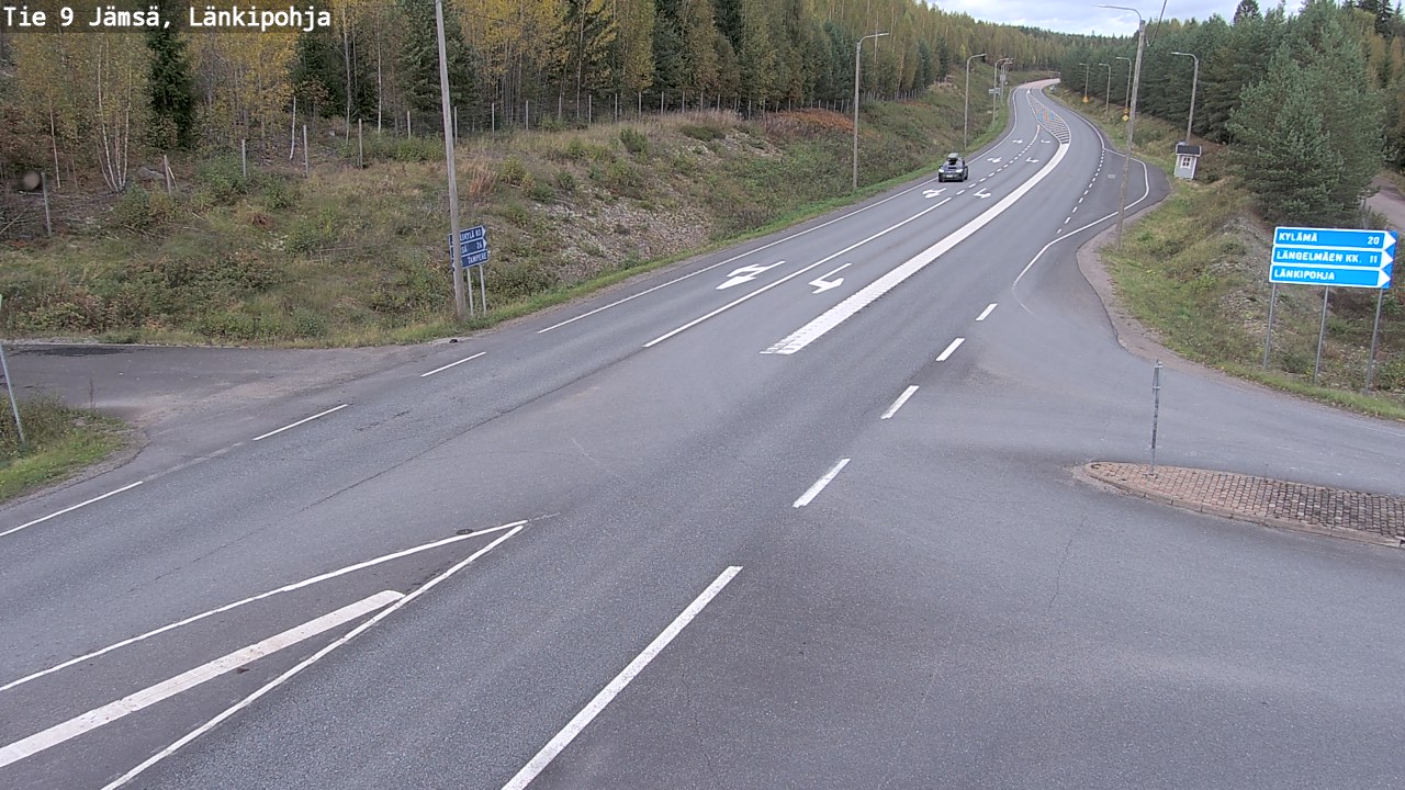 Weather Camera Image Road 9 Jämsä, Länkipohja, Jämsä, Keski-Suomi